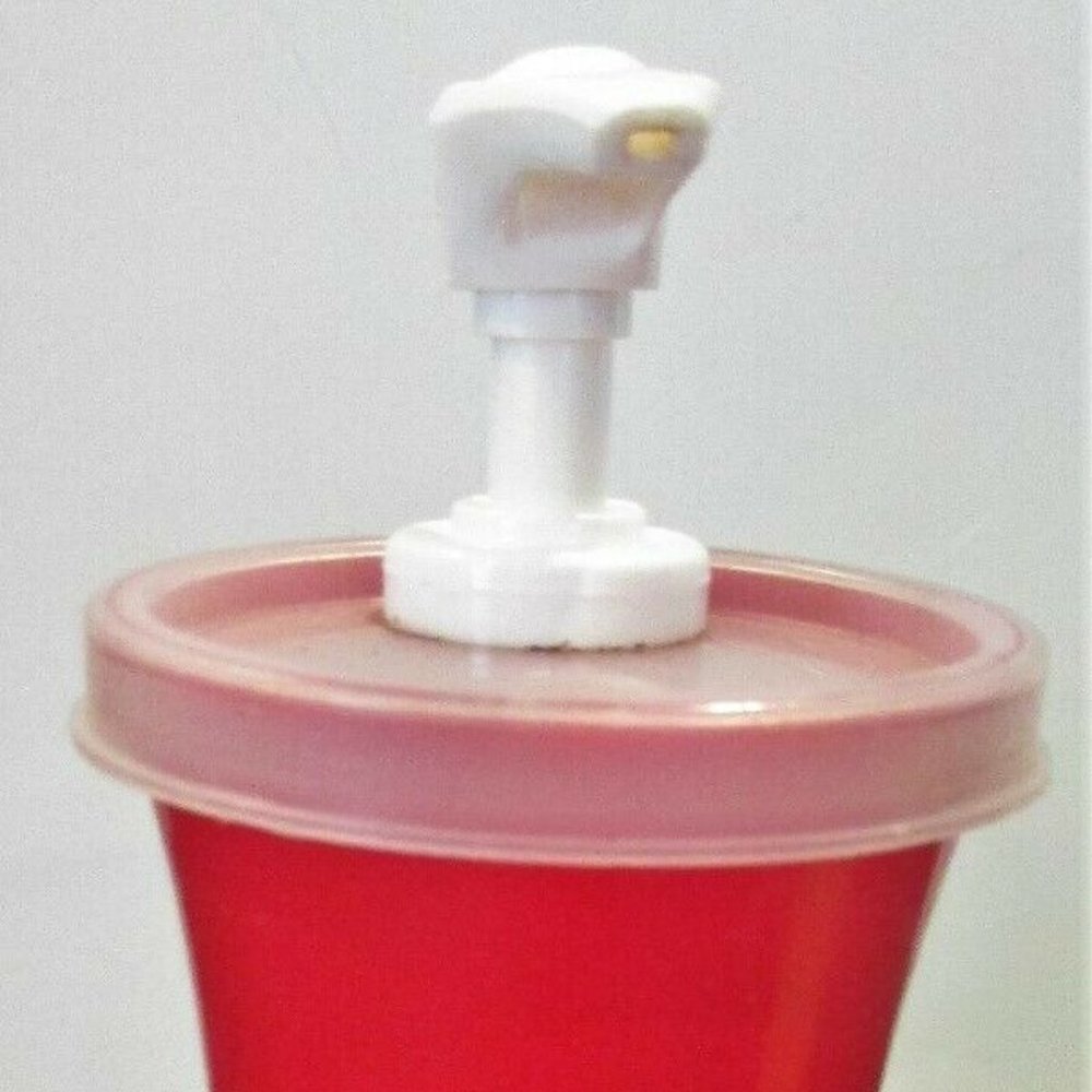 Vintage Tupperware Catsup & Mustard Dispensers Set - Picture 3 of 4